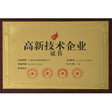 國家高新技術企業(yè)